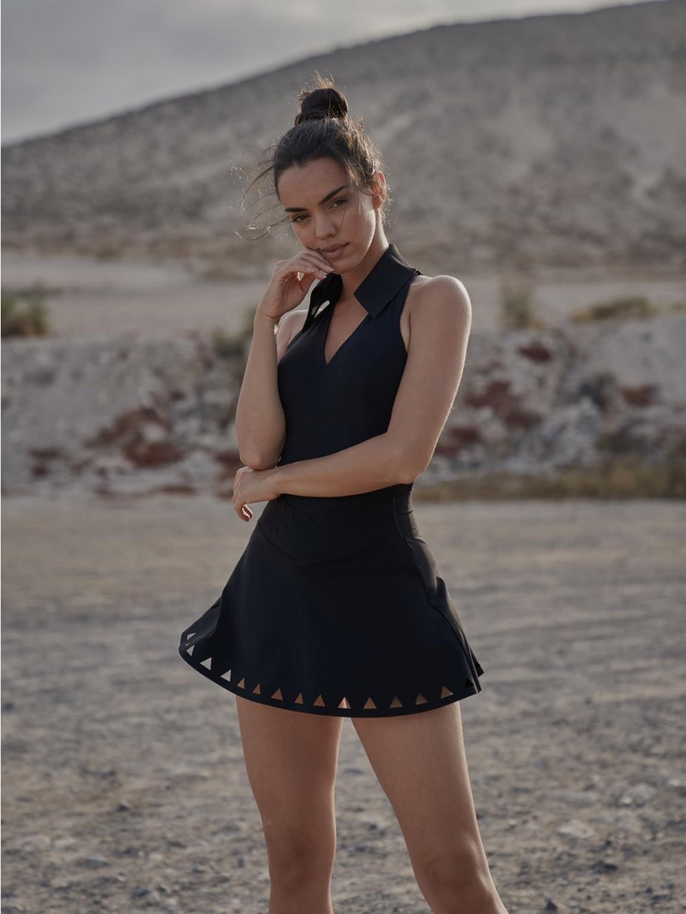 Wiskii Sleeveless Polo Tank Top M